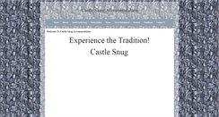 Desktop Screenshot of castlesnug.com